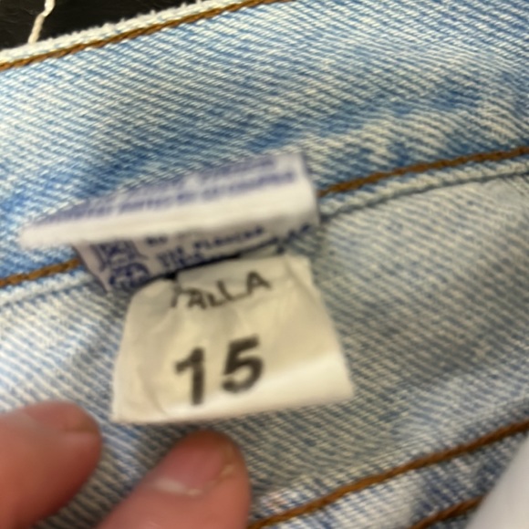 Vintage Chipieco Buttons Fly Jeans High Waist Sz 15 - Picture 15 of 15